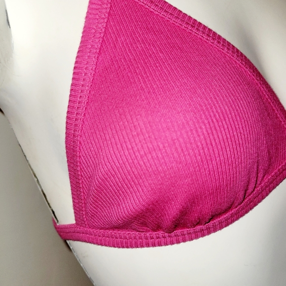 NEW Y2K INTISSIMI 32 COTTON RIBBED COMFORTABLE WIRELESS EMBODERED BRA - Picture 7 of 7